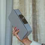 Product image 10 of 21: Sanglons Clutch Argent Chamkilight Palladium Plated G Stamp