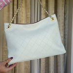 Product image 10 of 20: 26S Light Blue Lambskin Quilted Eyes On You Large Shopping Bag LGHW