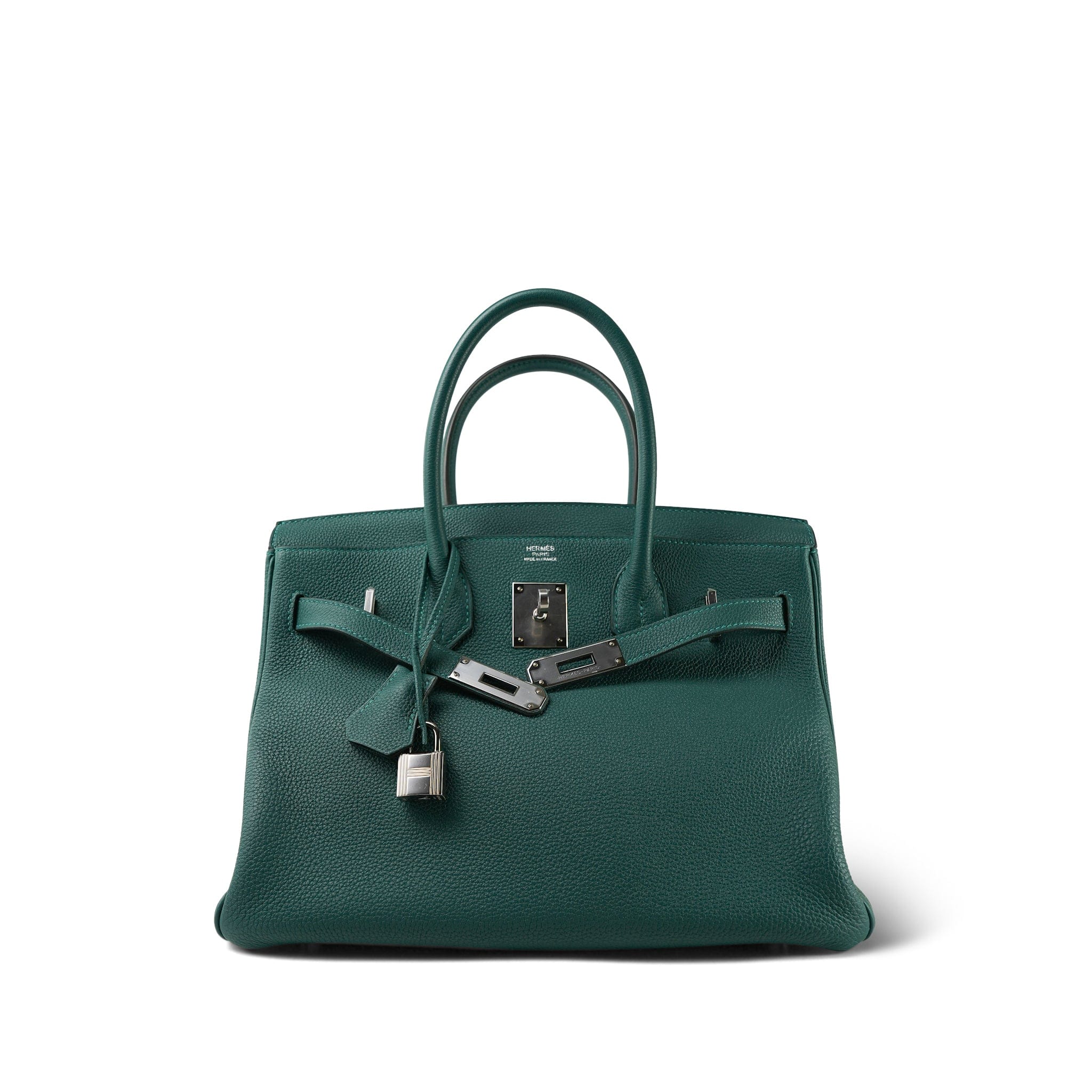 美品✨ピエールバルマン シェアードミンク 裏地総柄 グリーン系 デザイン◎ Birkin 30 Malachite Togo Palladium Plated D Stamp – REDELUXE