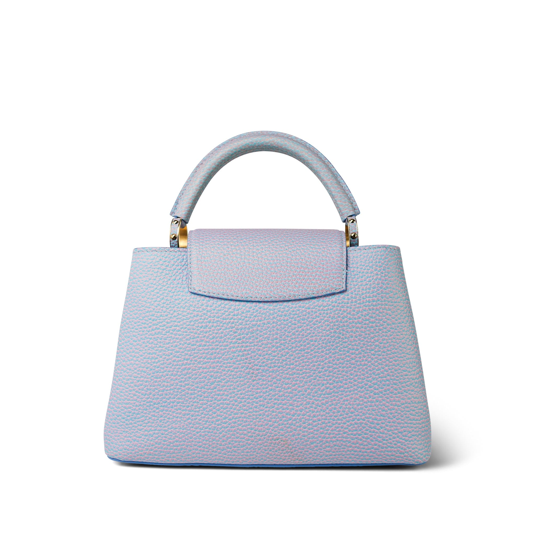 Louis Vuitton Taurillon Summer Stardust Capucines BB Lilac Purple