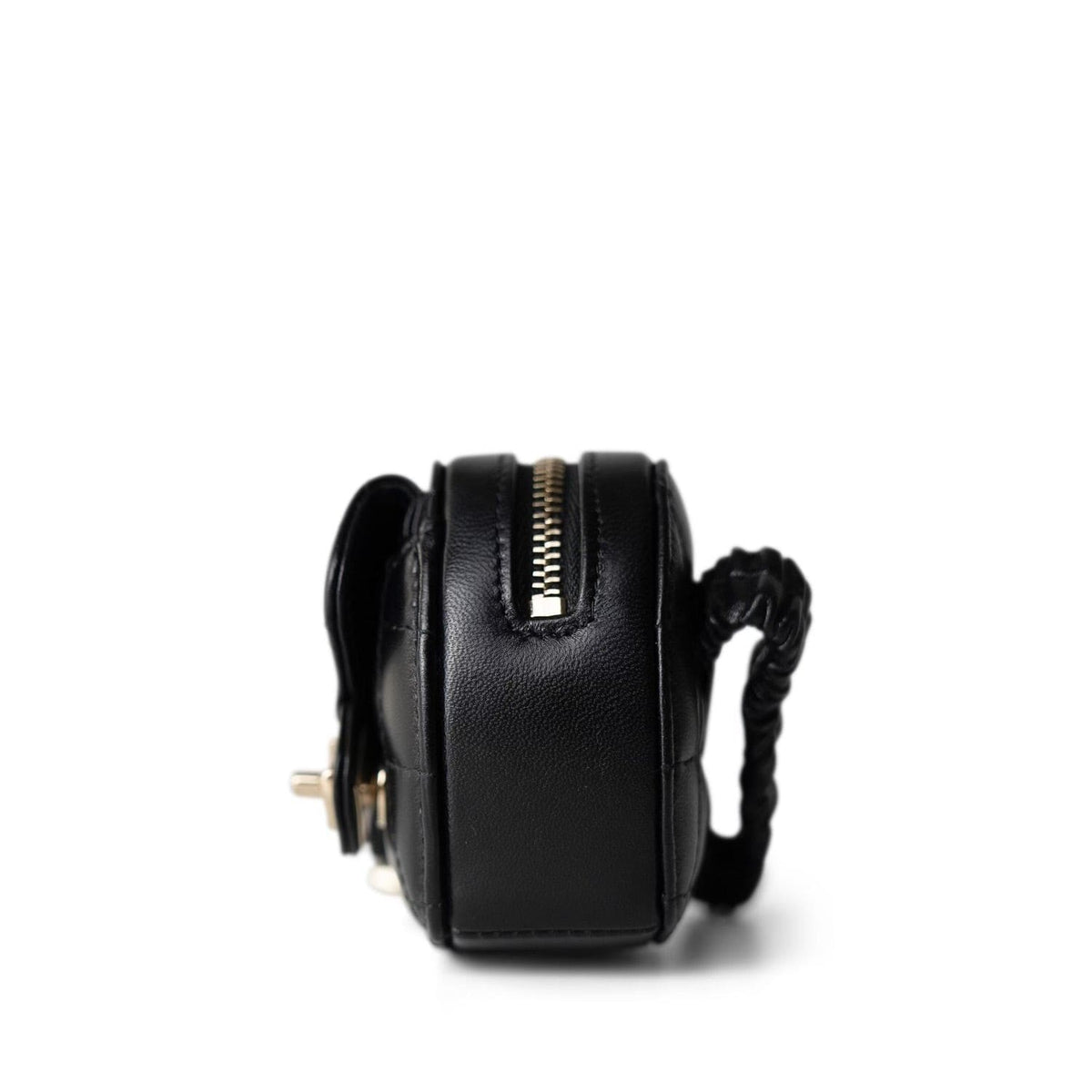 22S CC In Love Black Heart Zipped Arm Coin Purse