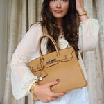 Product image 2 of 17: Birkin 30 Biscuit Togo Palladium Plated U Stamp