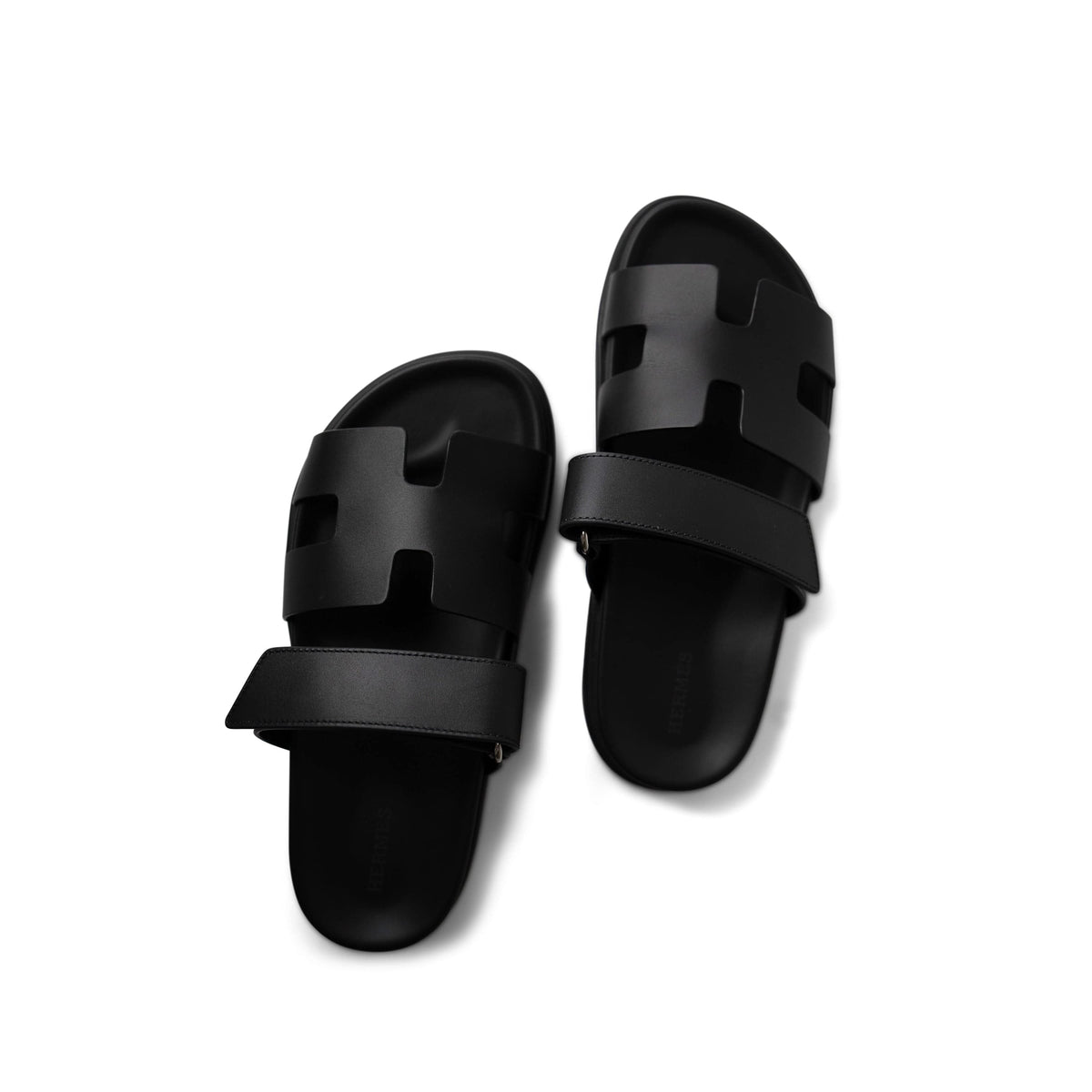 Chypre Sandals Black Calfskin Size 37