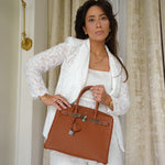 Product image 6 of 17: Birkin 30 Gold Veau Togo Palladium Plated C Stamp