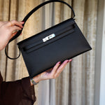 Product image 10 of 19: Kelly Elan Black Epsom Palladium Plated K Stamp