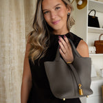 Product image 6 of 15: Picotin 18 Gris Meyer Clemence Gold Plated Y Stamp