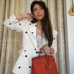Product image 6 of 30: Birkin 25 Cuivre Togo Gold Plated X Stamp