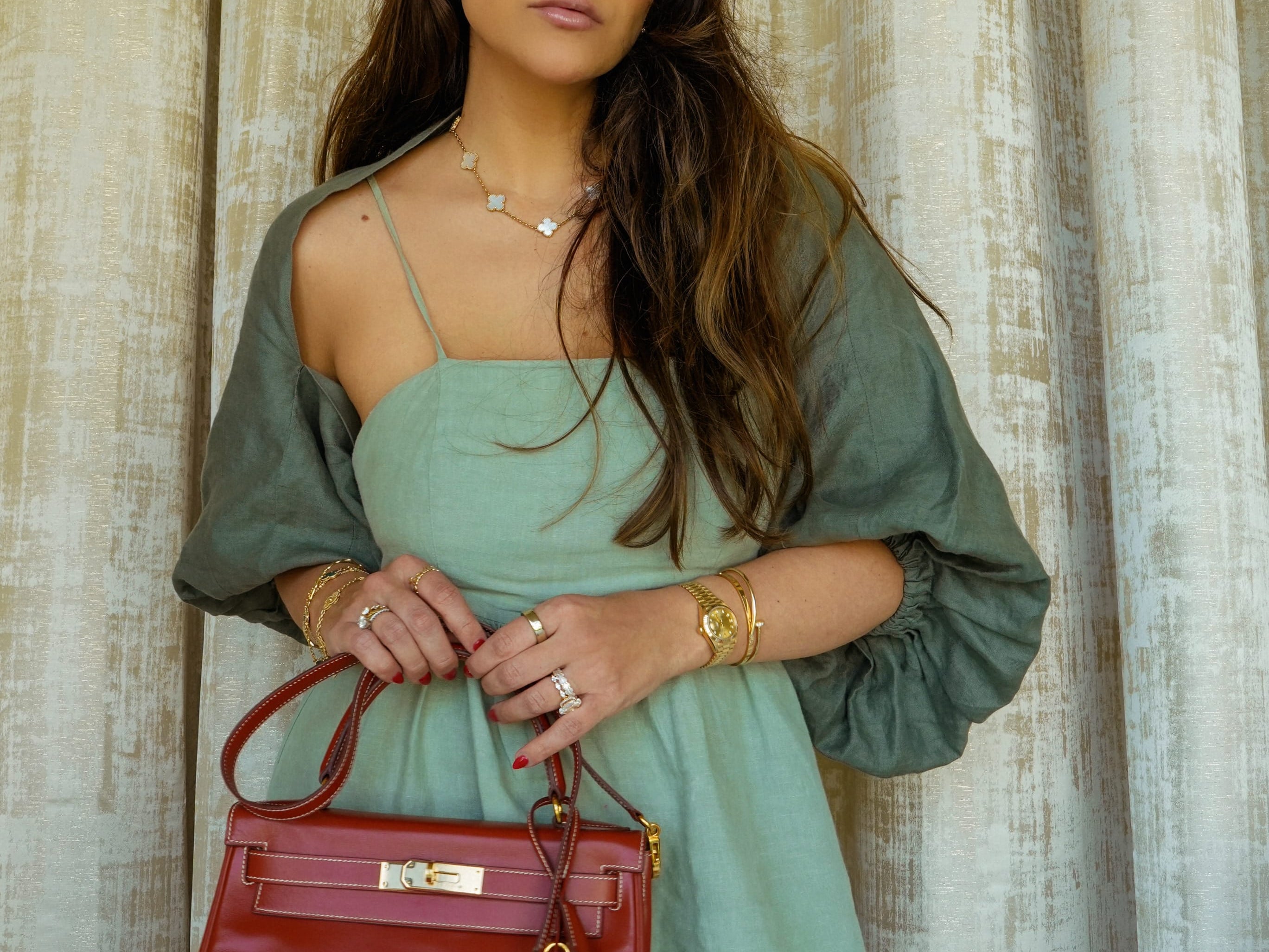 Kelly Retourne 28 Brique Box Calfskin Gold Plated X Circle