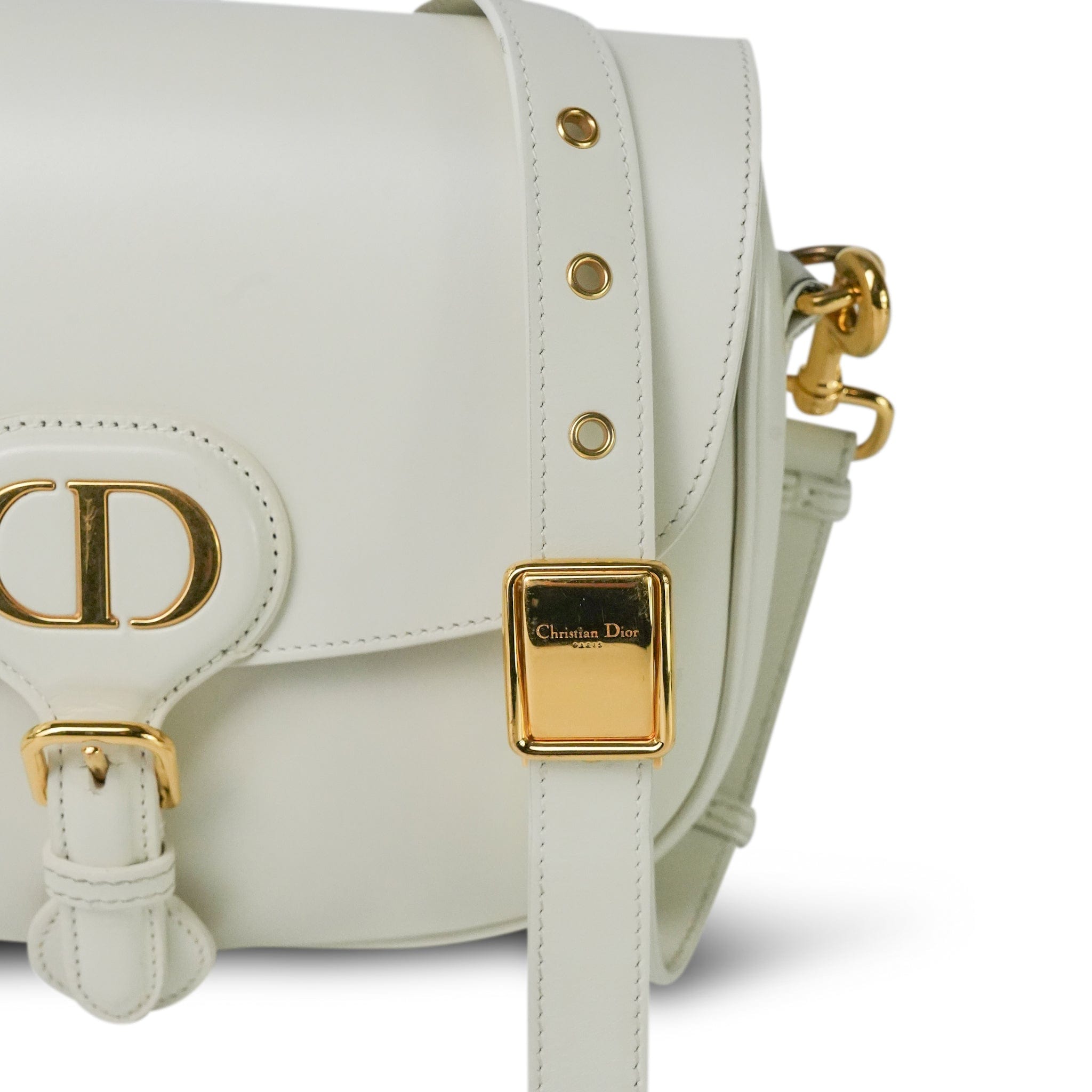 dior bobby bag ミディアム ホワイト Dior Bobby Medium Bag in Milky White - Authentic Pre-Owned