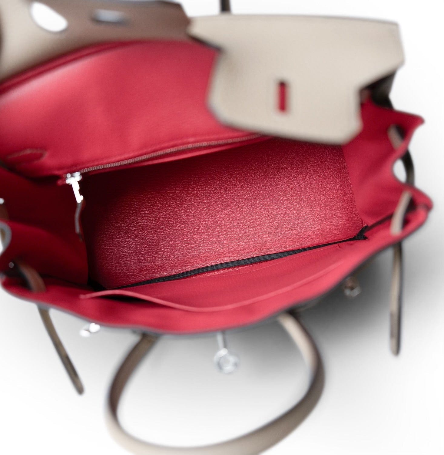 Birkin 25 Trench Togo / Rose Texas Palladium Plated U Stamp – REDELUXE