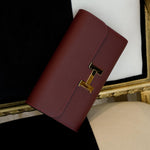 Product image 14 of 20: Constance Wallet To Go Rouge H Epsom Gold Plated K Stamp