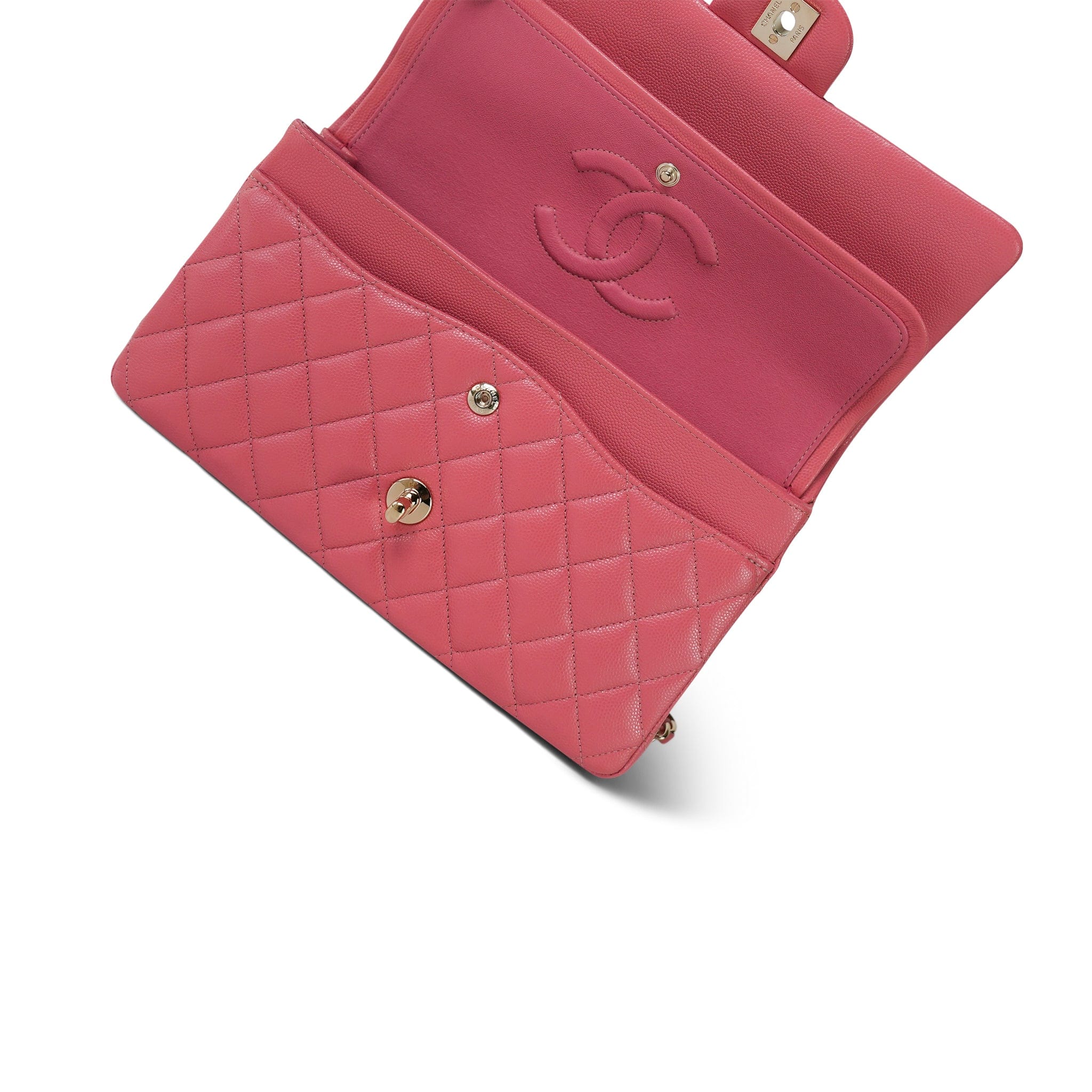 Buy CHANEL 18S Pink Caviar Classic Double Flap | Exclusive SALE at