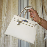 Product image 10 of 19: Kelly Sellier 25 Craie Epsom Electrum Plated K Stamp