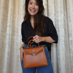 Product image 6 of 19: Kelly 25 Toffee Butler Palladium Plated B Stamp