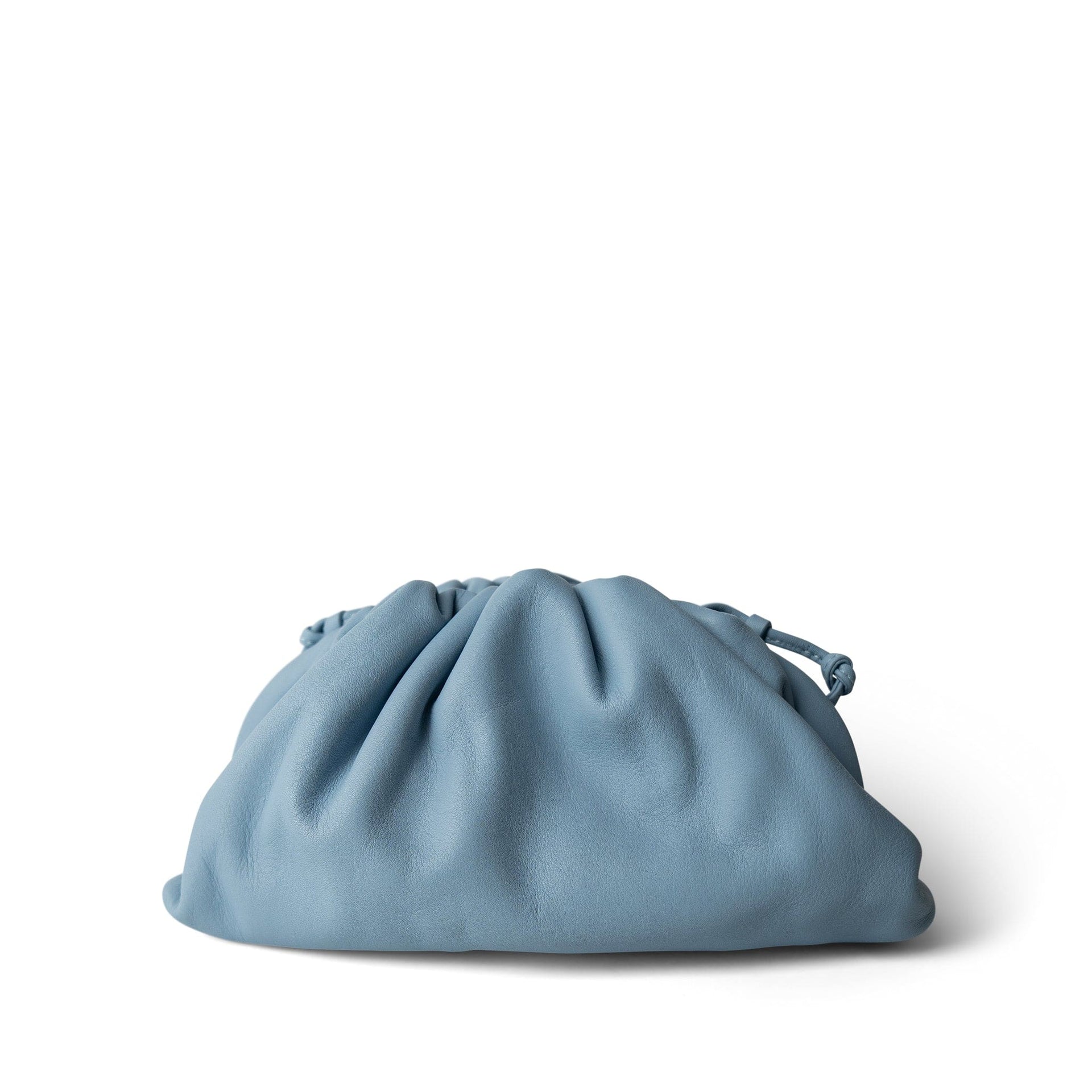 Bottega Veneta Light Blue Mini Pouch Clutch – REDELUXE