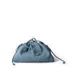 Bottega Veneta Handbag Blue Bottega Veneta Light Blue Mini Pouch Clutch - Redeluxe