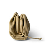 Bottega Veneta Handbag Yellow Bottega Veneta Yellow Mini Pouch Clutch - Redeluxe