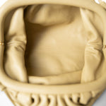 Bottega Veneta Handbag Yellow Bottega Veneta Yellow Mini Pouch Clutch - Redeluxe