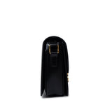 Celine Handbag Black Celine Triomph Teen Black Shiny Calfskin Bag - Redeluxe