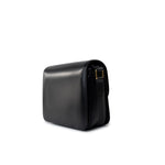 Celine Handbag Black Celine Triomph Teen Black Shiny Calfskin Bag - Redeluxe