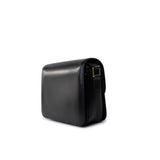 Celine Handbag Black Celine Triomph Teen Black Shiny Calfskin Bag - Redeluxe