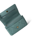 CHANEL 19C Tiffany Blue Lambskin Quilted 19 Wallet on Chain Mixed Hardware - Redeluxe