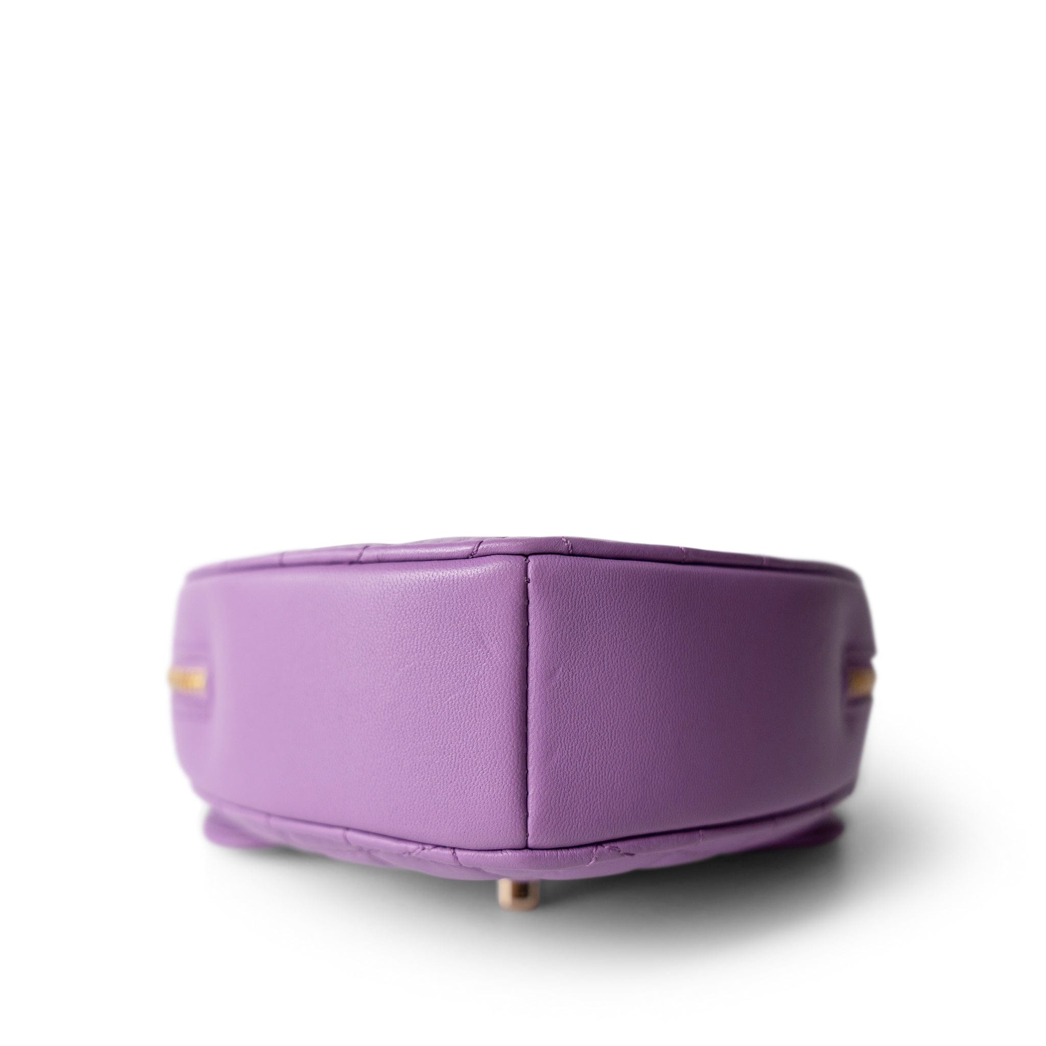 CHANEL 22S CC In Love Purple Lambskin Quilted Large Heart Bag - Redeluxe