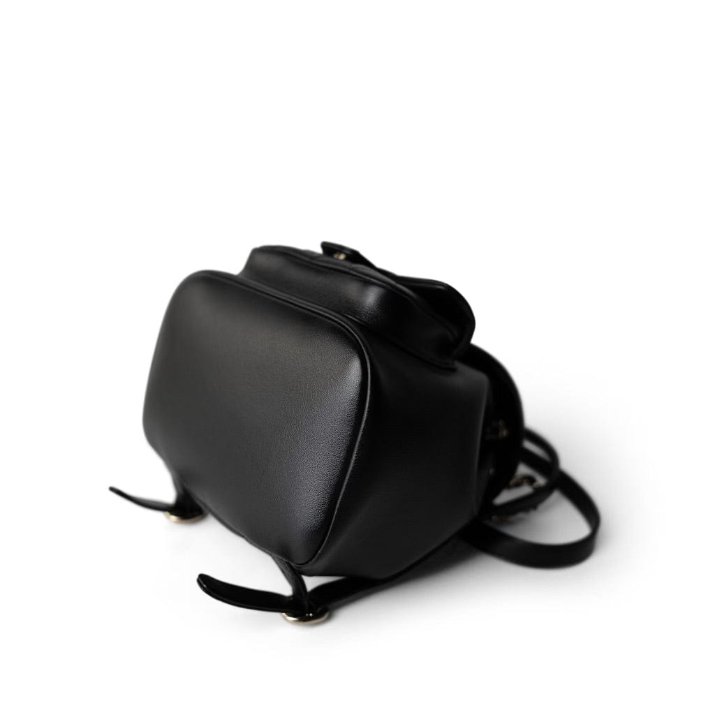 CHANEL Backpack Black 24P Duma Backpack Small Black Light Gold Hardware - Redeluxe