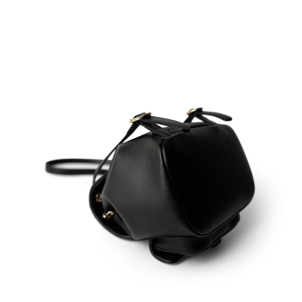 CHANEL Backpack Black 24P Duma Backpack Small Black Light Gold Hardware - Redeluxe