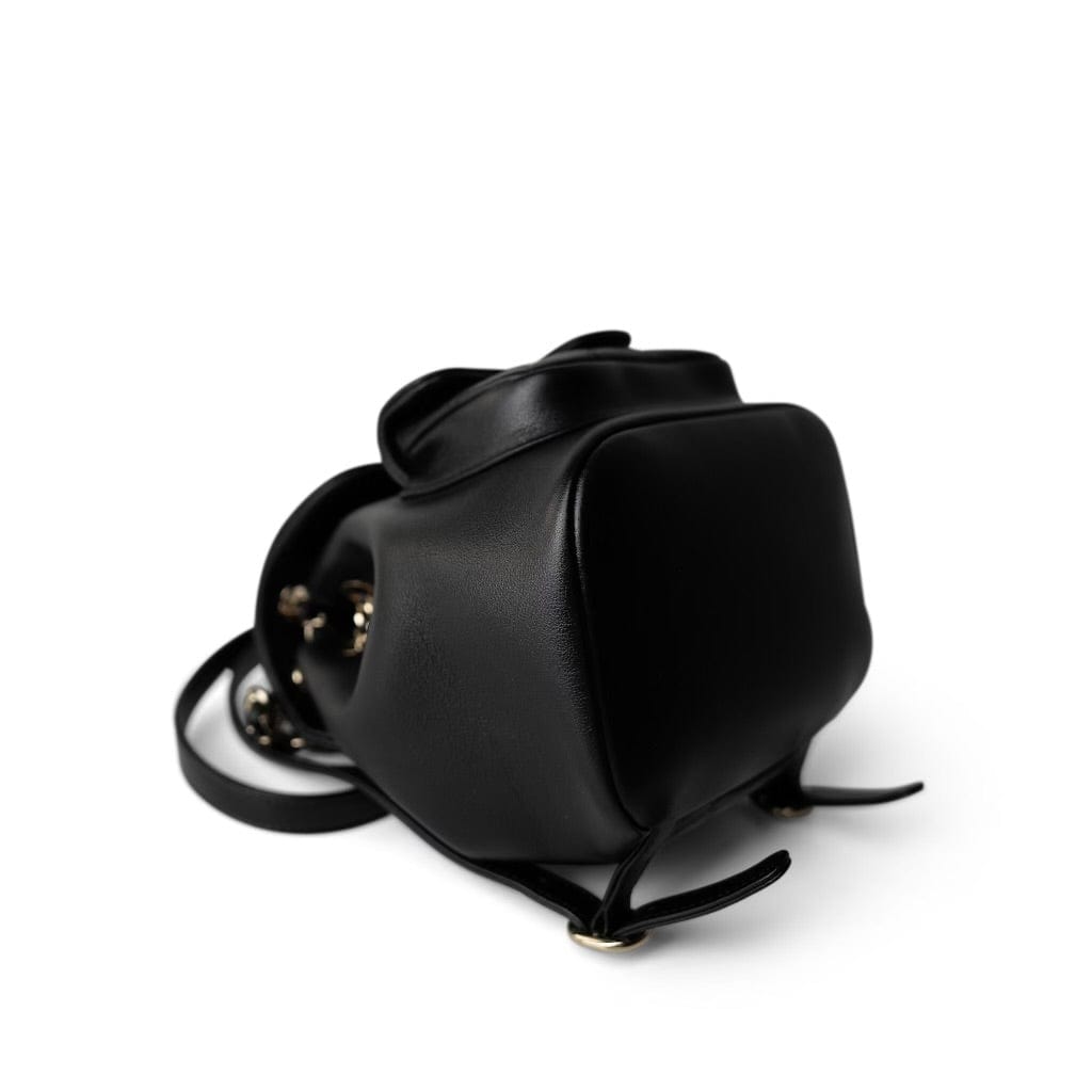 24P Duma Backpack Small Black Light Gold Hardware – REDELUXE