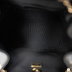 CHANEL Backpack Black 24P Duma Backpack Small Black Light Gold Hardware - Redeluxe