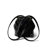 CHANEL Backpack Black 24P Duma Backpack Small Black Light Gold Hardware - Redeluxe