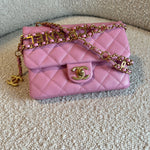 CHANEL Belt Bag 22S Dark Pink Caviar Quilted Belt Bag AGHW - Redeluxe
