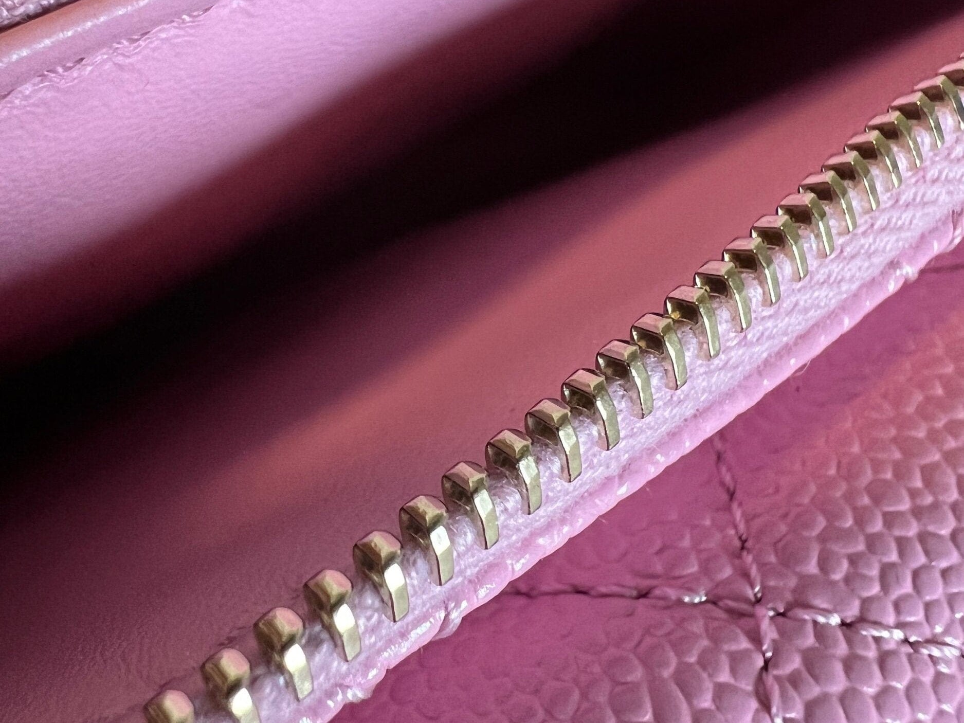 CHANEL Belt Bag 22S Dark Pink Caviar Quilted Belt Bag AGHW - Redeluxe
