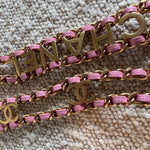 CHANEL Belt Bag 22S Dark Pink Caviar Quilted Belt Bag AGHW - Redeluxe