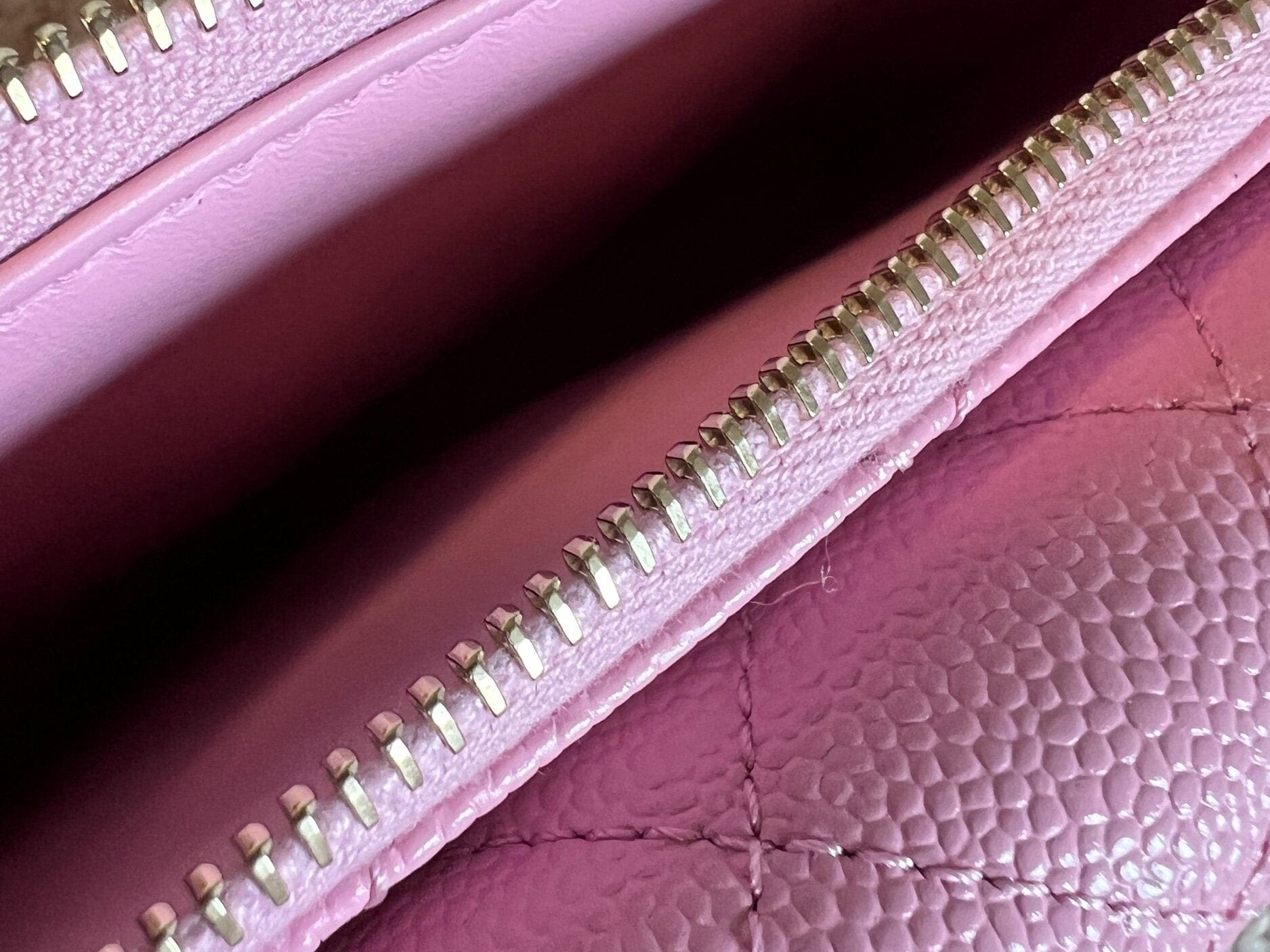 CHANEL Belt Bag 22S Dark Pink Caviar Quilted Belt Bag AGHW - Redeluxe