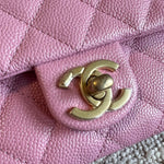 CHANEL Belt Bag 22S Dark Pink Caviar Quilted Belt Bag AGHW - Redeluxe