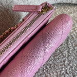 CHANEL Belt Bag 22S Dark Pink Caviar Quilted Belt Bag AGHW - Redeluxe