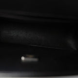 CHANEL Black Black Caviar Quilted Le Boy Bag Small Ruthenium Hardware - Redeluxe