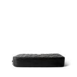 CHANEL Black Black Lambskin Quilted Small Clutch With Pearly Chain - Redeluxe