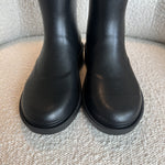 CHANEL Boots 22A Caoutchouk CC High Boots Black - Redeluxe