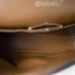CHANEL Brown Vintage Brown Lambskin Quilted Classic Flap Medium Gold Hardware - Redeluxe