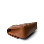 CHANEL Brown Vintage Brown Lambskin Quilted Classic Flap Medium Gold Hardware - Redeluxe