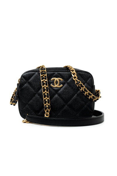 【送料&関税込】ChloAC Camera Chain Shoulder Bag Chloé Camera Chain Bag in Black | Lyst UK
