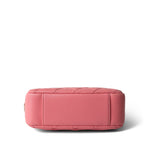 CHANEL Camera Case PINK 22S Pink Lambskin Quilted Camera Case Aged Gold Hardware - Redeluxe