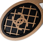 CHANEL Clutch White 23C Tennis Racket Mirror Vanity Clutch with Chain White & Black W/ LGHW - Redeluxe