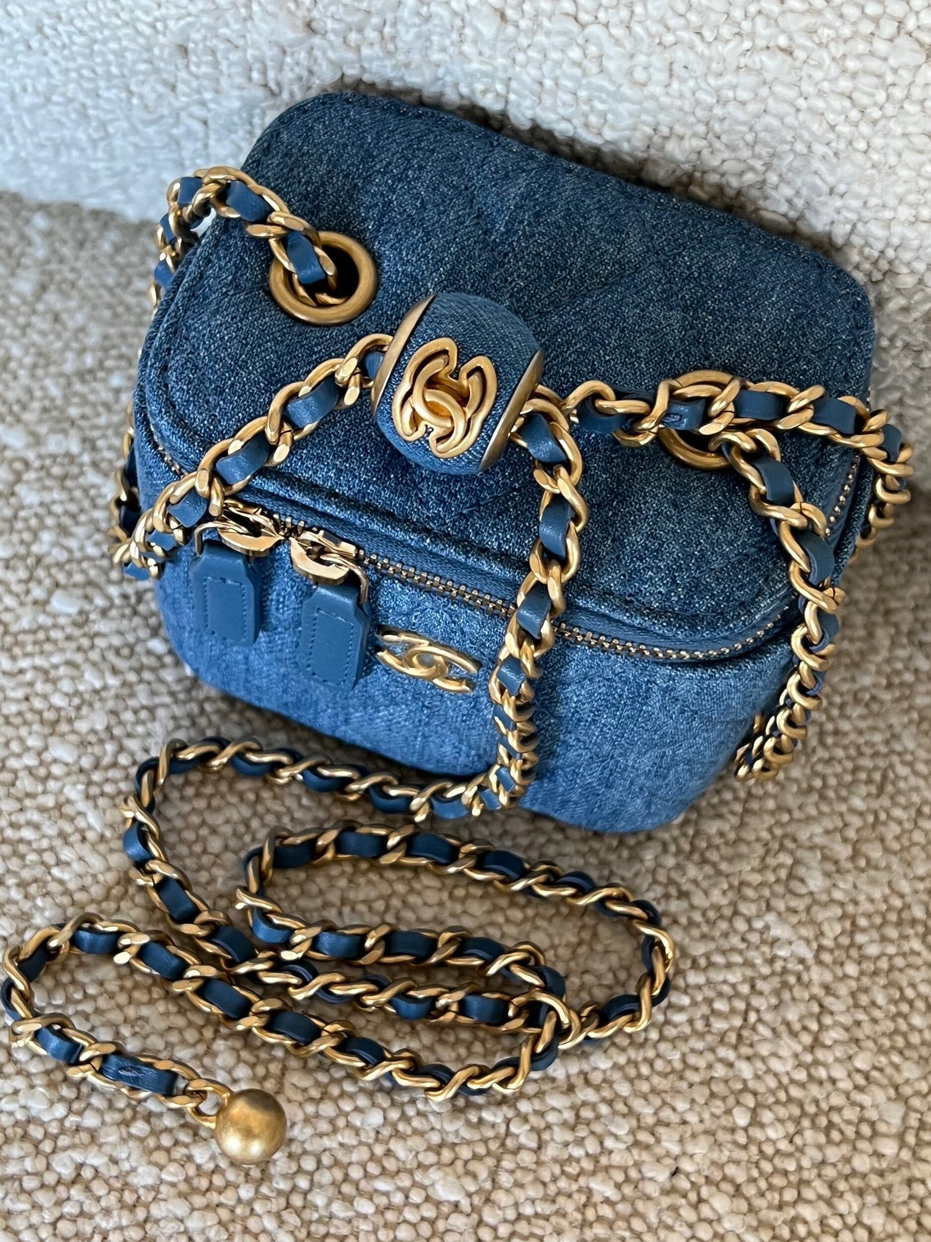 22C Micro Denim Vanity Pearl Crush – REDELUXE