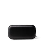 CHANEL Cosmetic Cases Black Black Lambskin Quilted Pearl Crush Vanity Case With Chain Antique Gold - Redeluxe