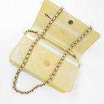 CHANEL Crossbody Yellow 23S Iridescent Yellow Lambskin Quilted Wallet On Chain (WOC) Light Gold Hardware - Redeluxe