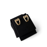 CHANEL Earrings GOLD 22A CC Gold and Crystal Earrings - Redeluxe